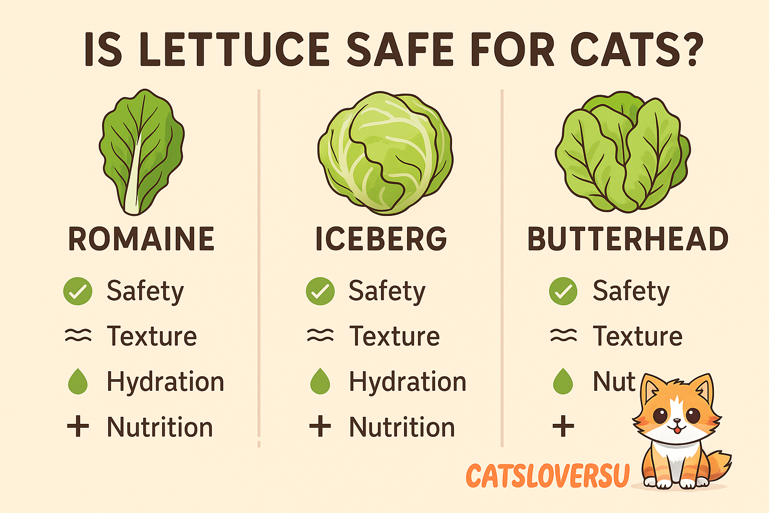 can cats eat lettuce